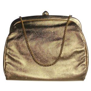 Vintage gold clutch purse